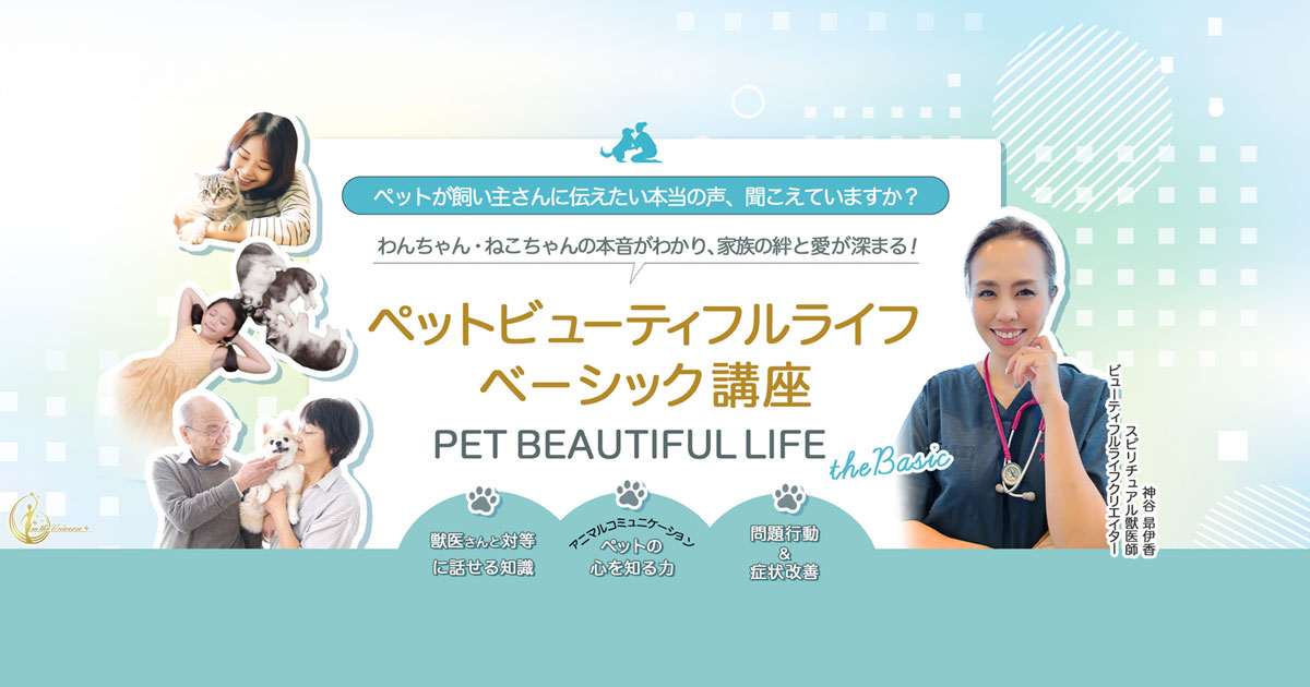 ペットビューティフルライフ ベーシック講座（3か月）